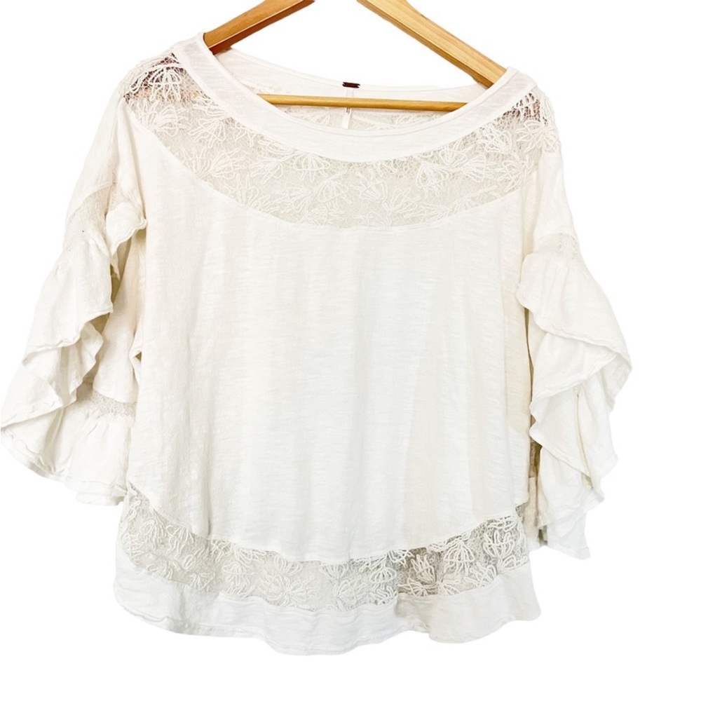 Free People cropped top lace